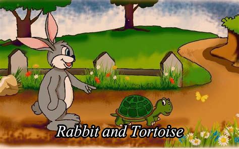 खरगोश और कछुए की कहानी - Rabbit and tortoise Story in Hindi and English