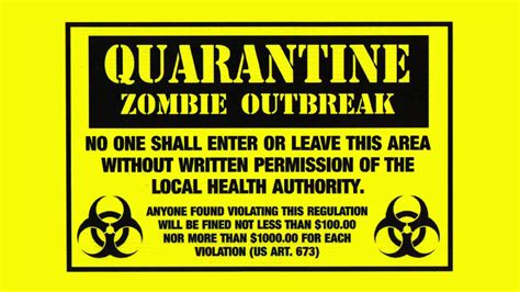 Zombie outbreak « MyConfinedSpace