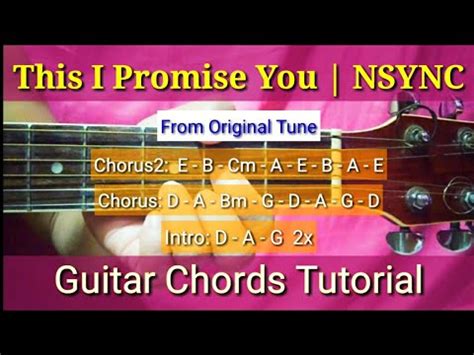 This I Promise You by NSYNC | guitar chords tutorial - YouTube