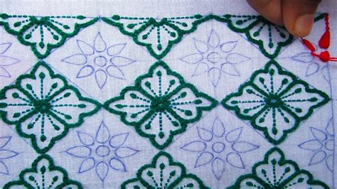 Hand Embroidery, Nakshi Kantha Stitch Tutorial, নকশী কাথা সেলাই,নকশী ...