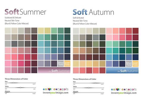 Soft Summer Soft Autumn | Soft autumn color palette, Soft summer color ...