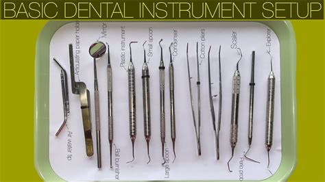 Dentistry Tools With Names