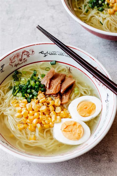 Easy Vegetarian Shio Ramen Recipe - Chef JA Cooks