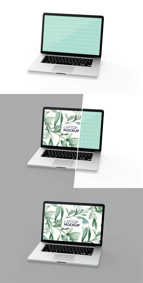 Laptop Mockup | Mockup, Mockup design, Design template