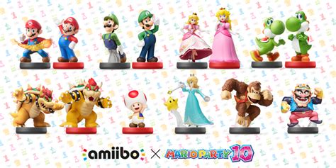 Mario Party 10 amiibo Pack - Mario, Bowser, Toad & Peach | Nintendo Official UK Store