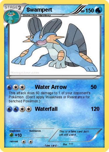 Pokémon Swampert 406 406 - Water Arrow - My Pokemon Card