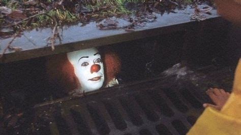 Sewage drains. | Pennywise the clown, Horror movies, Movie blog