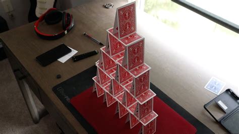 How to build the EASIEST card tower in under 10 minutes - YouTube