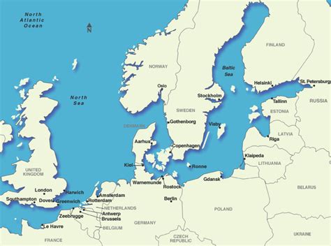 Baltic Sea Cruises: Map