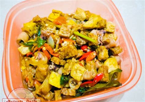 Resep Tumis cumi asin dengan tahu tempe oleh Hotpots Daily [Food Catering in Bandung] - Cookpad