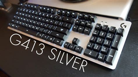 Logitech G413 SILVER Unboxing! - YouTube