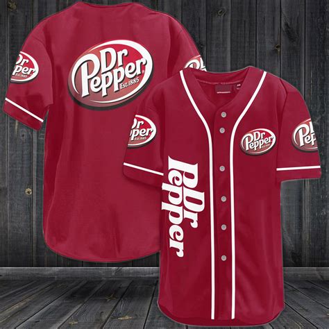 Dr Pepper Baseball Jersey - DESIGN-TREND