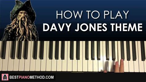 HOW TO PLAY - Davy Jones Theme - Pirates of the Caribbean (Piano Tutorial Lesson) - YouTube