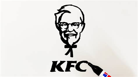 How to Draw the KFC Logo - YouTube