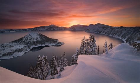 Crater Lake, Winter (2005) | Crater Lake National Park | Marc Adamus Photography