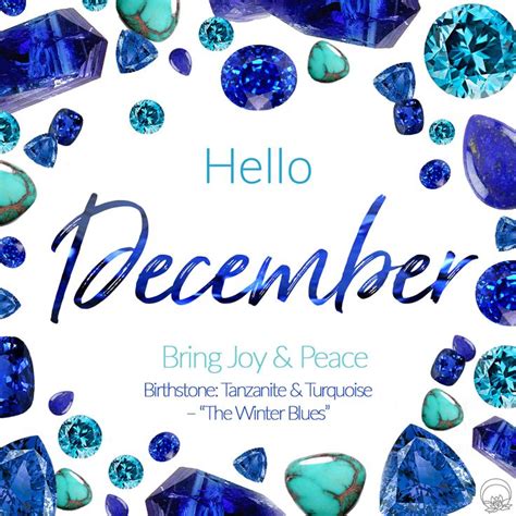 December Birthstone – Tanzanite & Turquoise | December stone, December ...