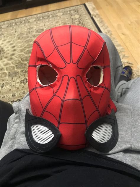 Spider-Man Homecoming Mask with face shell | Etsy