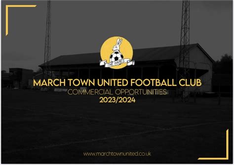 March Town United FC, 23/24 sponsorship opportunities