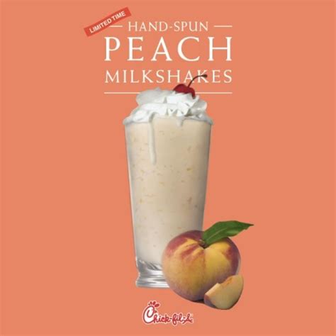 News: Chick-fil-A - Peach Milkshake Returns for a Limited-Time