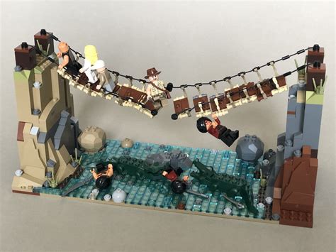 Lego Indiana Jones Temple of Doom Bridge Scene Playset | Flickr Lego Indiana Jones, Lego Custom ...