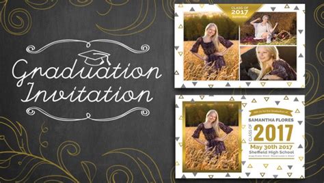 Free Photoshop Graduation Invitation Templates - PRINTABLE TEMPLATES