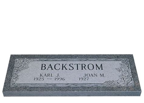 With our Companion Granite Grave Markers, you can memorialize your ...