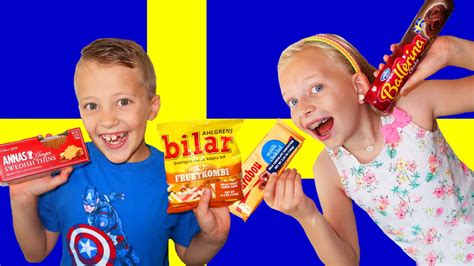 Kids Try Foods from Sweden || Family Fun Pack - YouTube