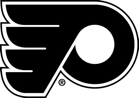 Download Philadelphia Flyers Logo Black And White - Philadelphia Flyers ...