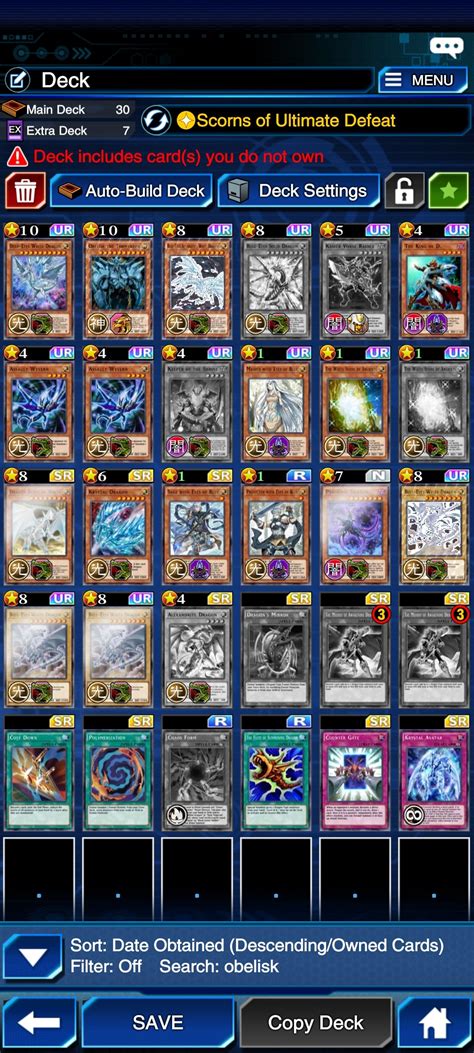 Modern Deck For DSOD Kaiba : r/DuelLinks