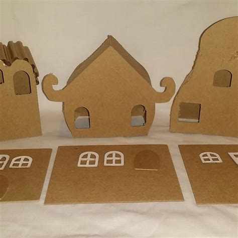 Whimsical/Whoville Style Houses – Set of 3 – Little Village Houses