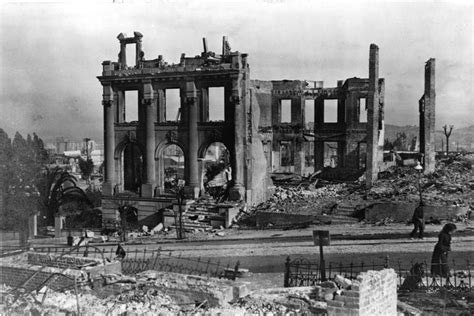 Le tremblement de terre et l'incendie qui ont détruit San Francisco en 1906