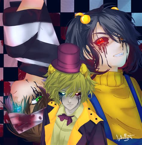 fnaf:golden freddy's souls (as almas de golden) Izabelly - Illustrations ART street