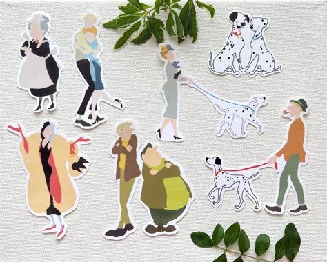 101 Dalmatians Stickers - Etsy