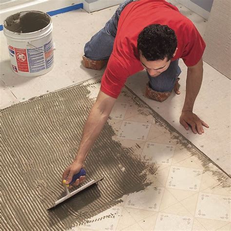 How to Tile a Bathroom Floor | Ceramic floor tiles, Ceramic tile bathrooms, Tile floor