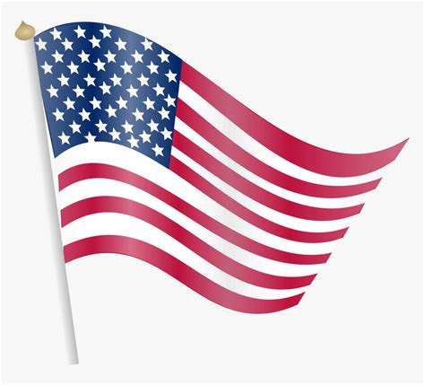 Ripped Flag Png - Transparent Background American Flag Clipart, Png ...