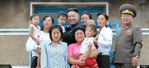 Kim Jong Un Family Photo: North Korean Leader Poses With Terrified-Looking Family