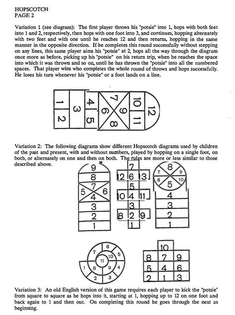 Hopscotch Variations | Hopscotch, Learning, Looking up