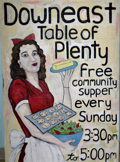 Downeast Table of Plenty (DETOP): Free Community Supper, Sun., April 1 ...