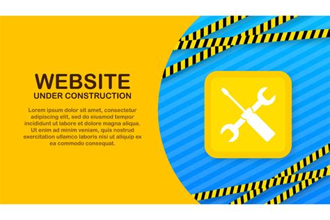 Website Under Construction Sign Graphic by DG-Studio · Creative Fabrica