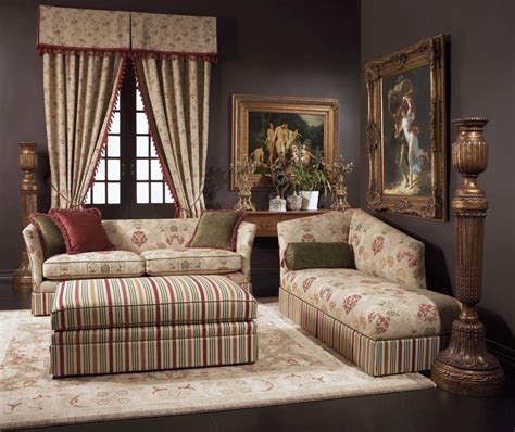 Formal French Living Room Curtains - Christophe Living