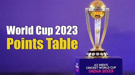 ICC Cricket World Cup 2023 Points Table After India vs Australia Match Today: India Won by 6 ...