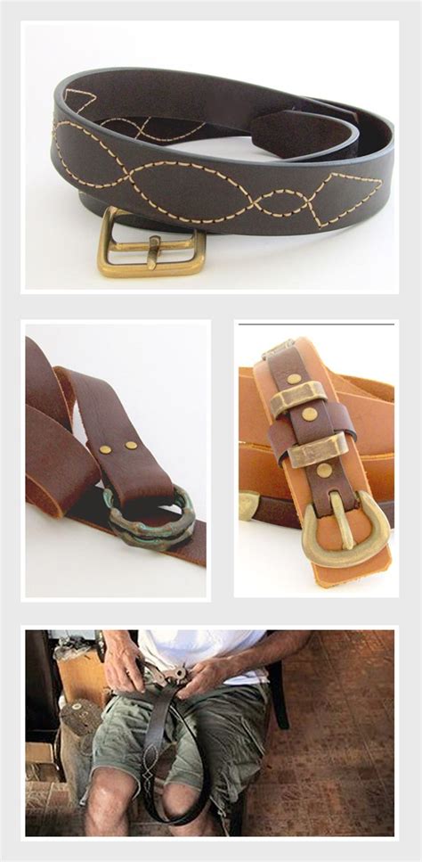 Natural cow leather belt - Belts - Handcrafted - Tsirikaua store ...