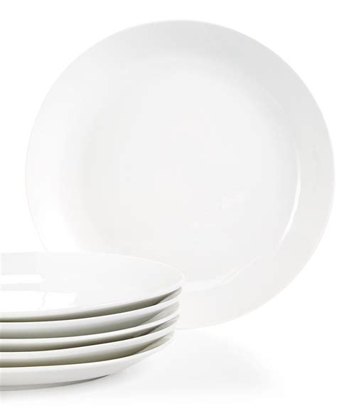 Martha Stewart Collection Everyday Entertaining Set of 6 Buffet Plates - Macy's