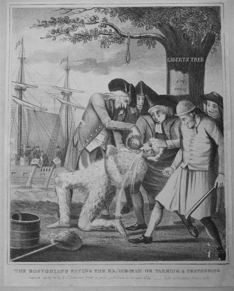 Excise Man (1774) | Political cartoon, depicting American co… | Flickr
