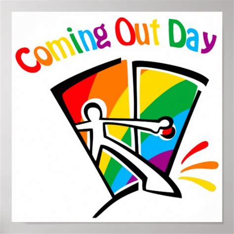 Coming out day poster | Zazzle