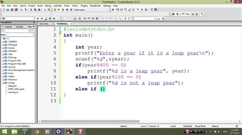 C program codes to check leap year - Learn C Programming p8 - YouTube