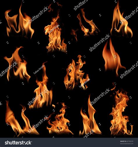 Fire Flames Collection. Stock Photo 82750579 : Shutterstock