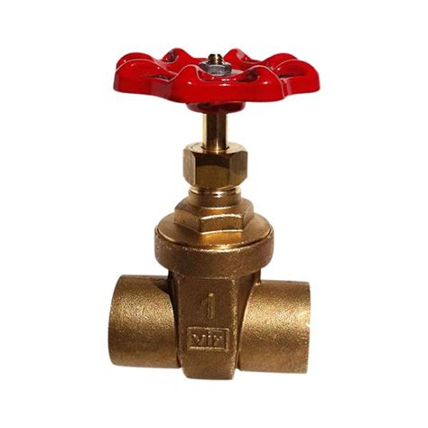 207F - Brass Solder Gate Valve On RED-WHITE VALVE CORP.