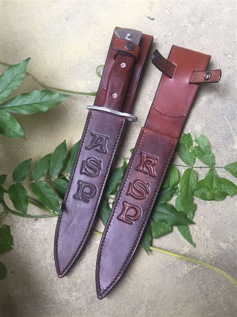 Matching AK47 bayonet sheaths. | Leder, Handarbeit