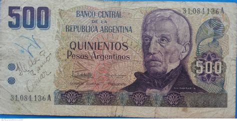 500 Pesos Argentinos ND(1984), 1983-1985 Issues (ND) - Argentina - Banknote - 5978